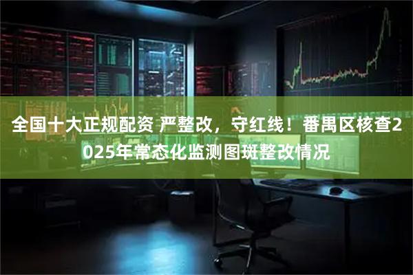 全国十大正规配资 严整改,守红线!番禺区核查2025年常态化监测图斑整改情况